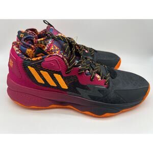 adidas Dame 8 Chinese New Year Basketball Black Maroon GW1816 Men’s Size 10 NWT